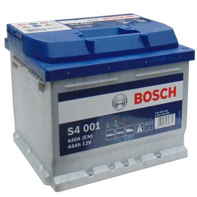 Bosch Silver S4 001 0092S40010 akkumultor, 12V 44Ah 440A J+ EU, alacsony